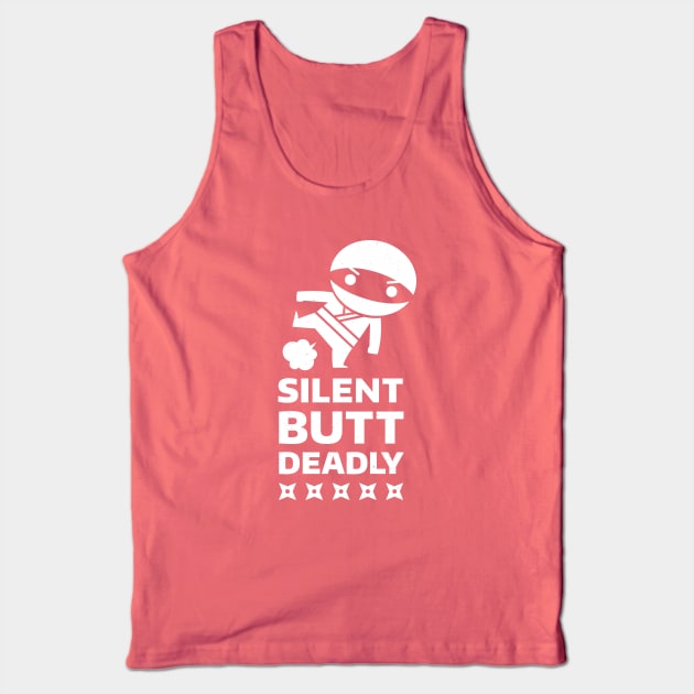 Silent Butt Deadly: Nok Su Kow Edition Tank Top by gabradoodle